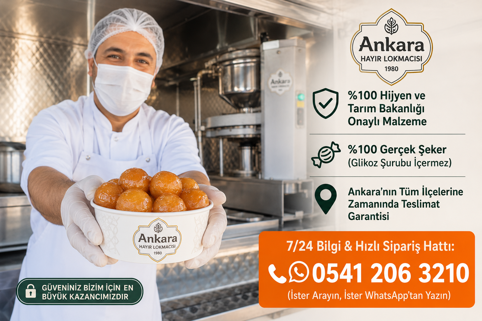 ANKARA LOKMA - Ankara Mobil Hayır Lokması Dağıtımı (Kişi Sayısına Göre) - Ankara Lokma